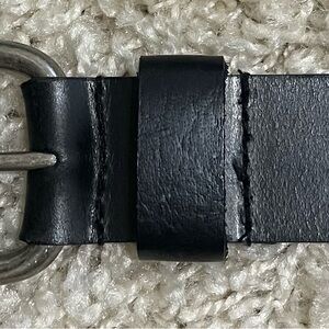 Cabela's Black Leather Belt Bag